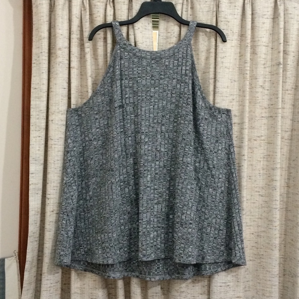 Torrid Ribbed Knit High Neck Tank Top
